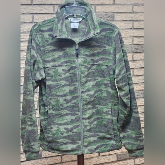 Columbia Fleece Sz 18/20 Youth Camo - Picture 1 of 6